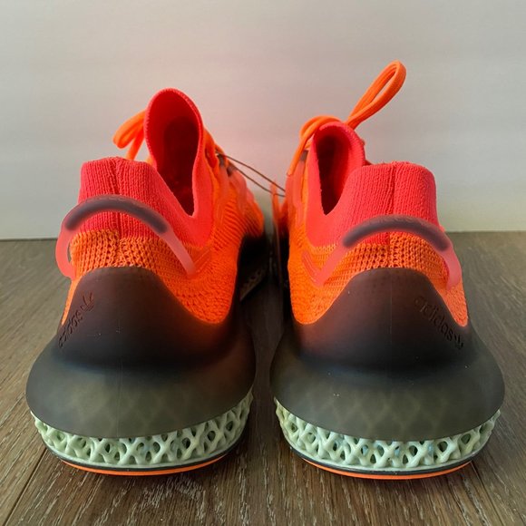 Adidas 4D Fusio Prime Knit Running Shoes Screaming Orange FY5929 Men Size 12 NEW main image 5